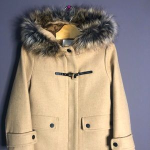 Zara coat brown